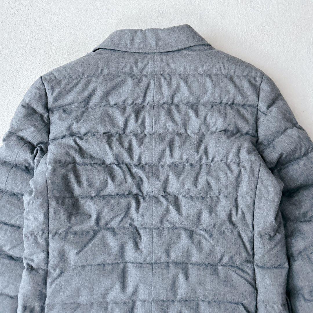 Montecore ダウンジャケット テーラード カノニコ ウール グレー46
