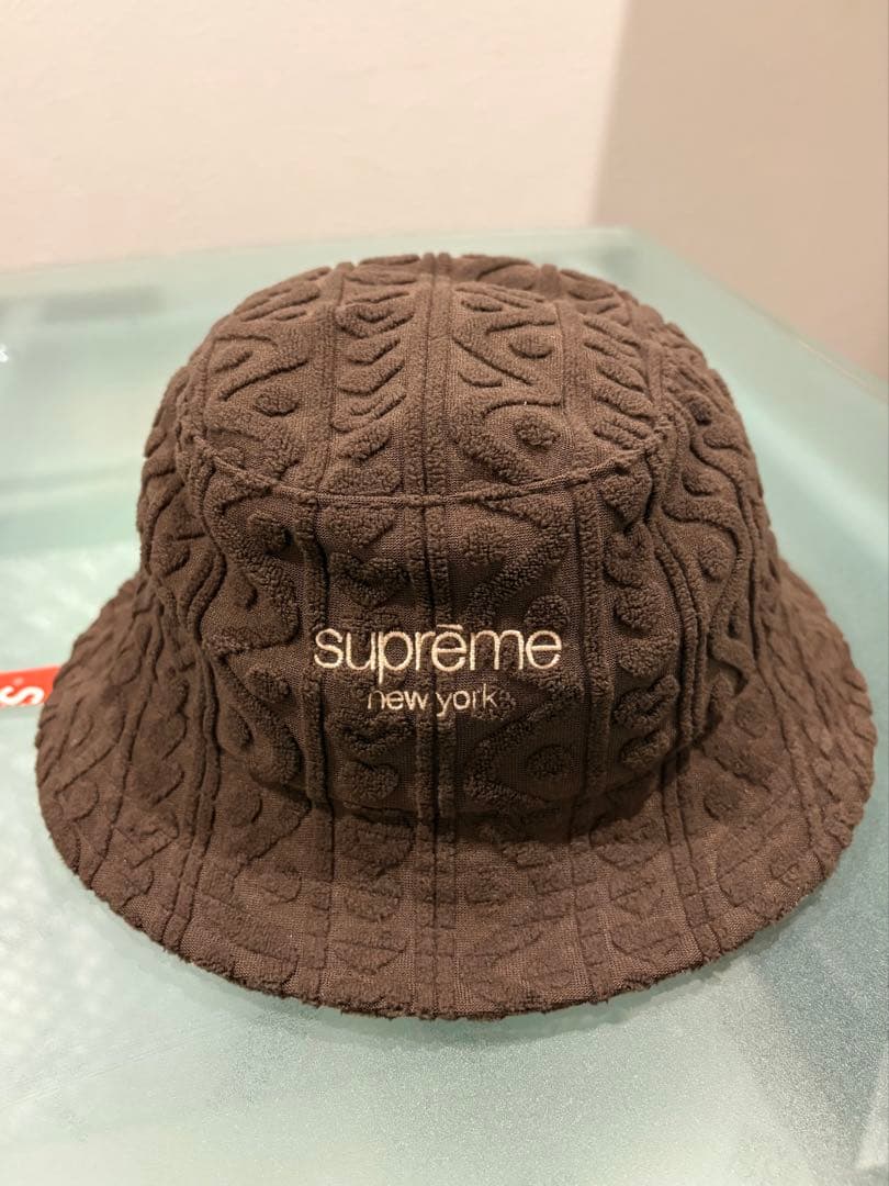 supreme バケットハット ブラウン