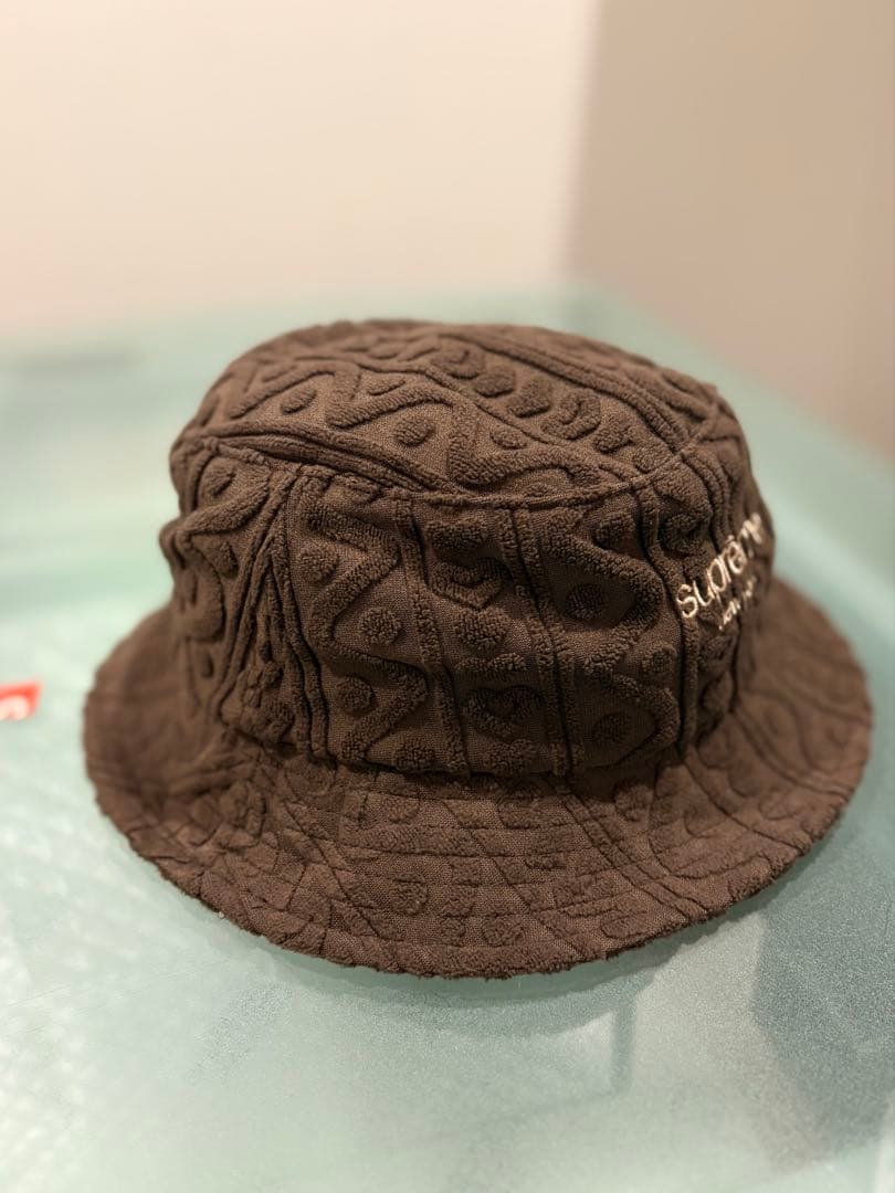 supreme バケットハット ブラウン