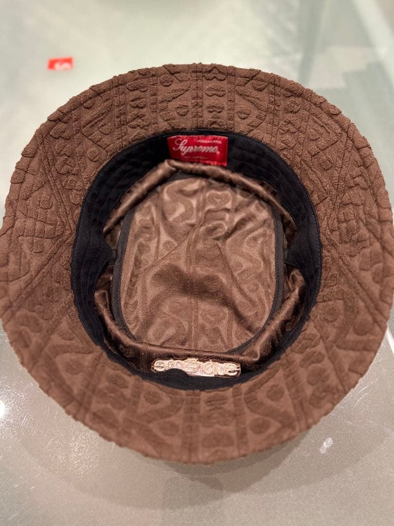supreme バケットハット ブラウン