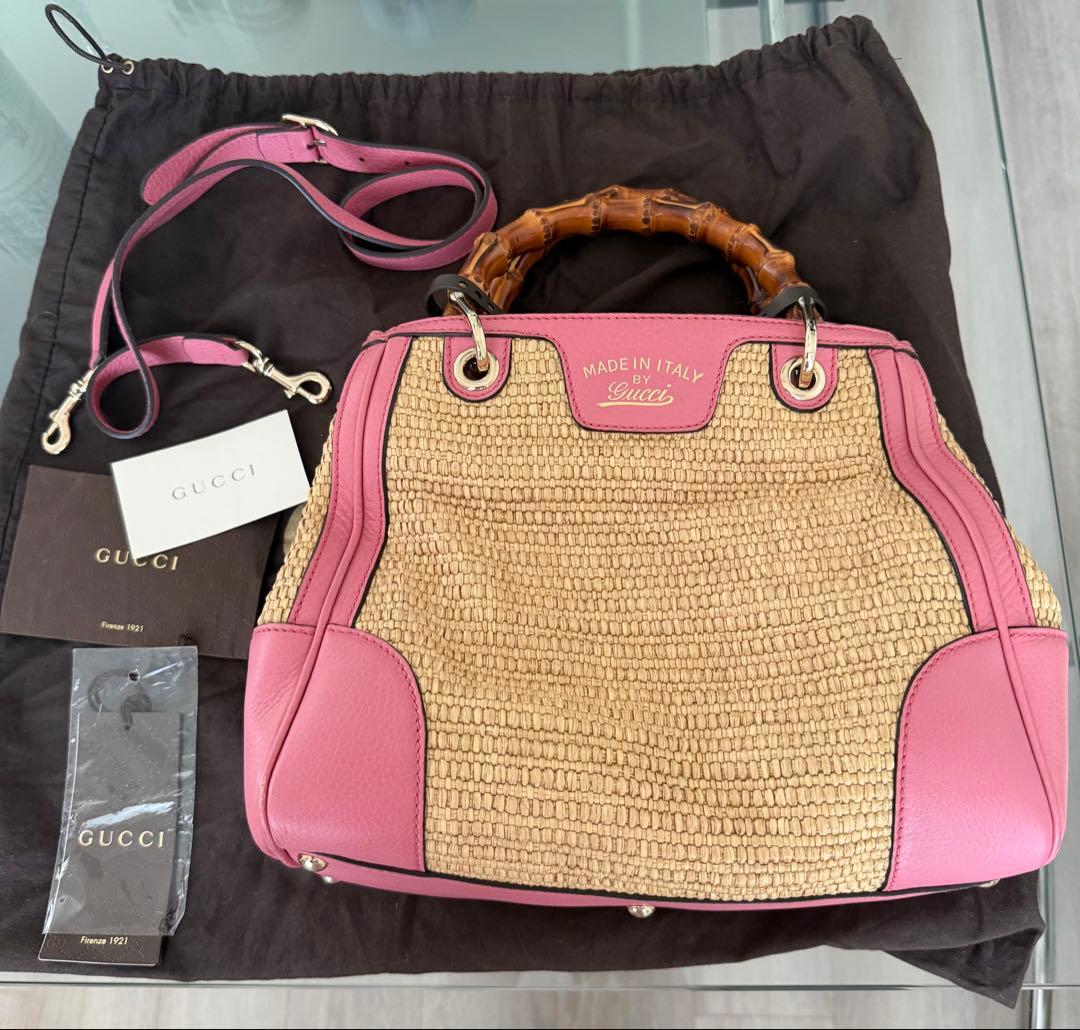 レア　GUCCI バンブー　カゴバック　新品未使用