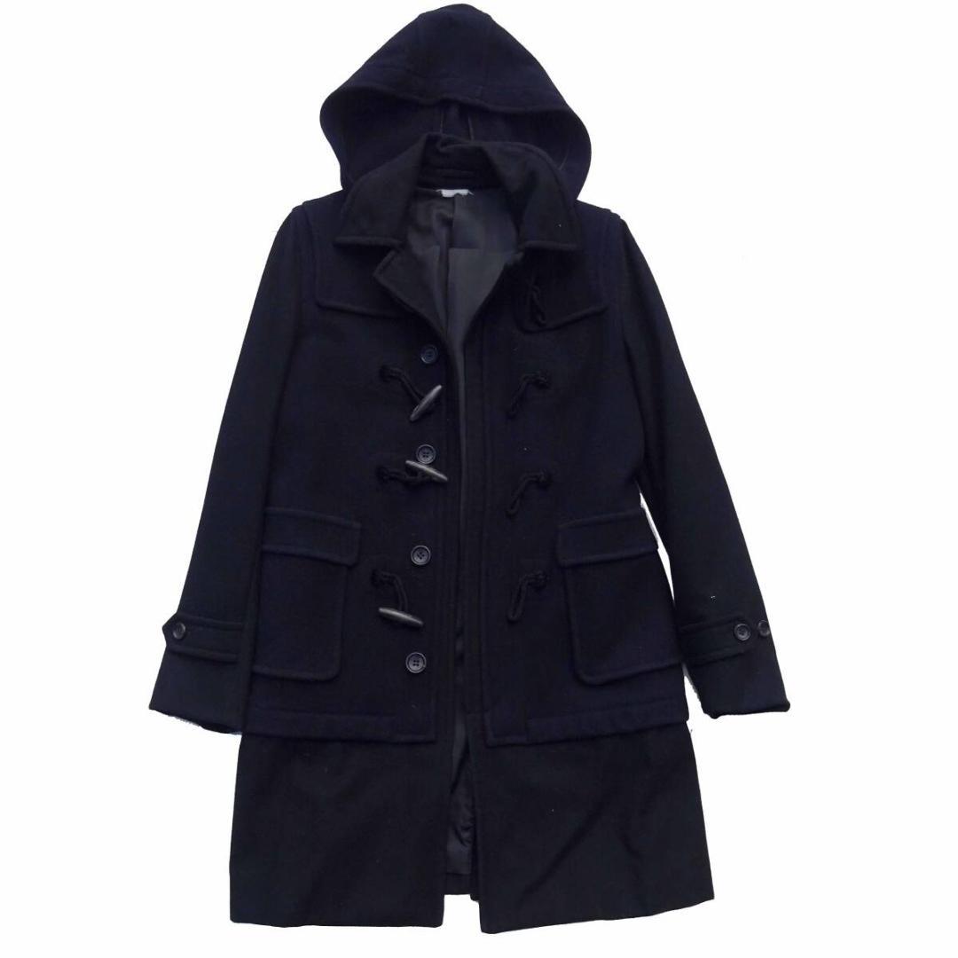 2009コムデギャルソンオムプリュス ダッフル 切り替えドッキングPコートXS