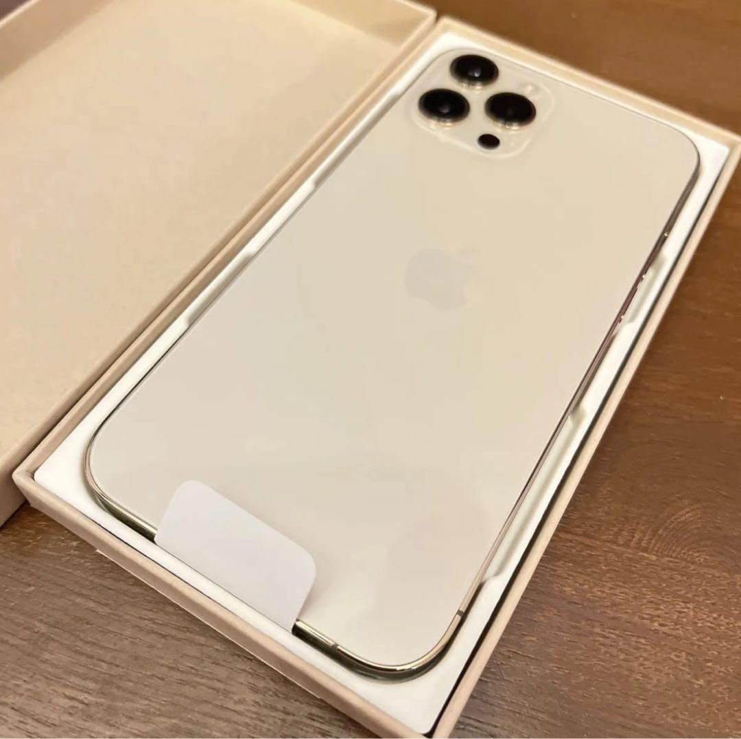 【超美品】iPhone 12 pro Max 128GB ゴールド　SIMフリー