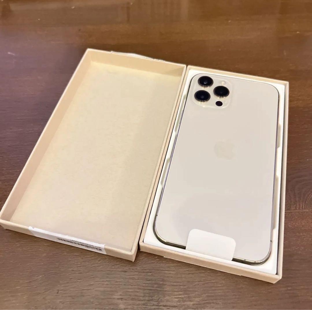 【超美品】iPhone 12 pro Max 128GB ゴールド　SIMフリー