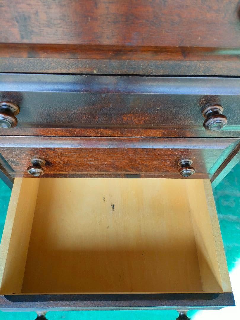 北海道民芸家具　チェスト　ミニチェスト　7段　9杯