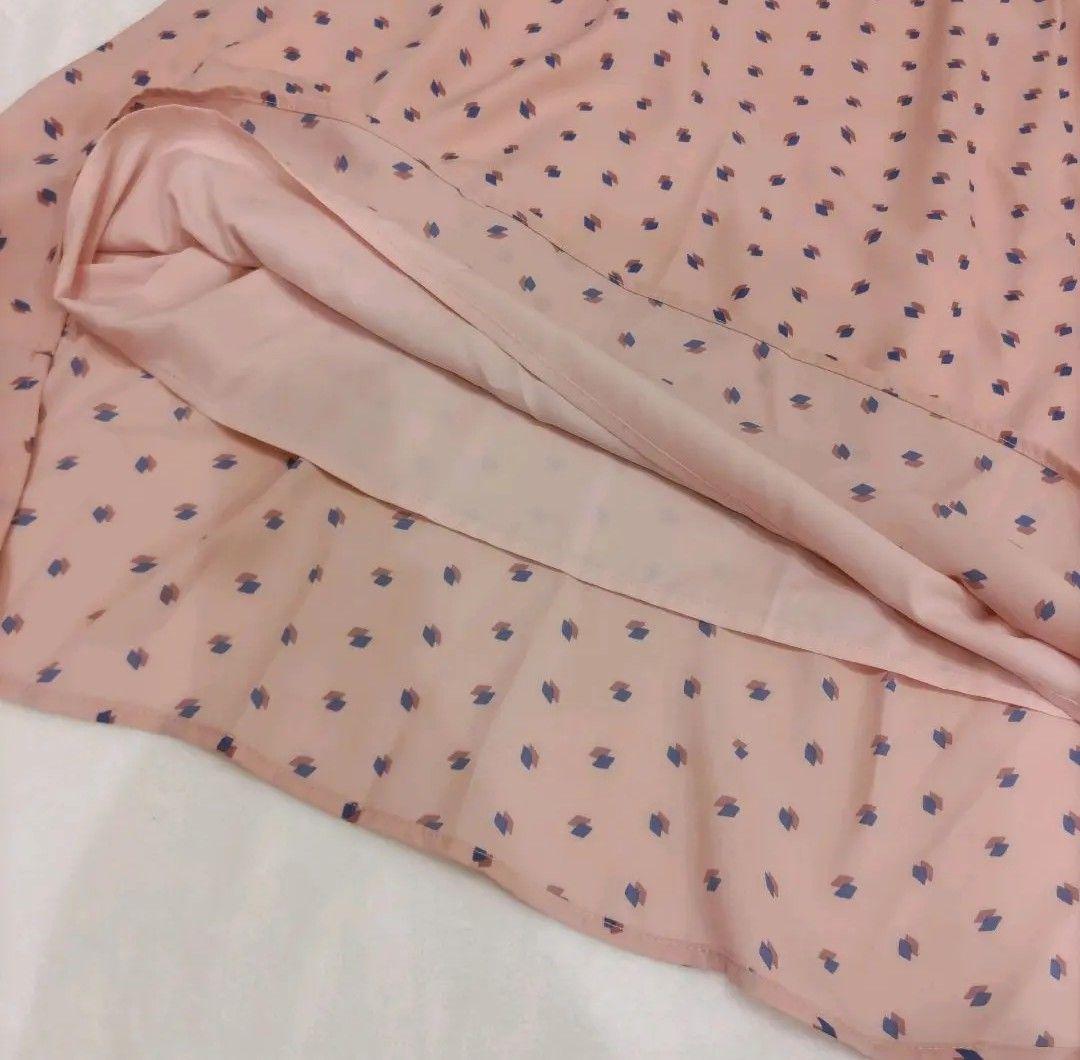 【新品未使用✨洗える】ローラアシュレイ　ロングワンピース（38）ピンク