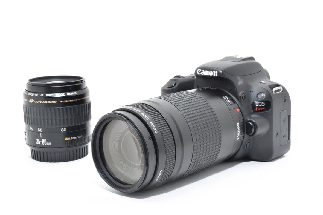 デジタル一眼レフカメラ/canon kiss x9/標準&望遠ダブルレンズセット