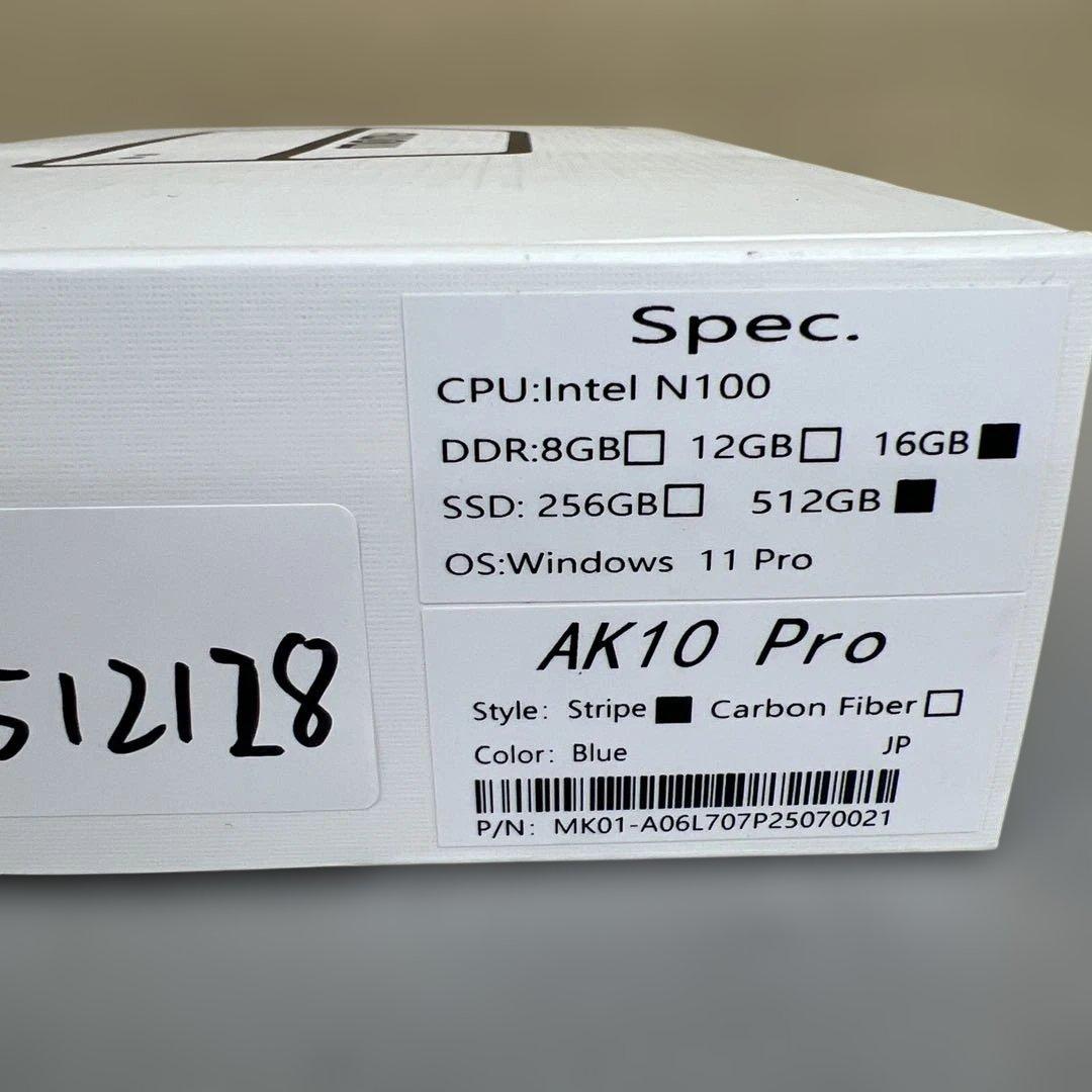 512128 AWOWミニpc win11 Pro N100、 16+512GB