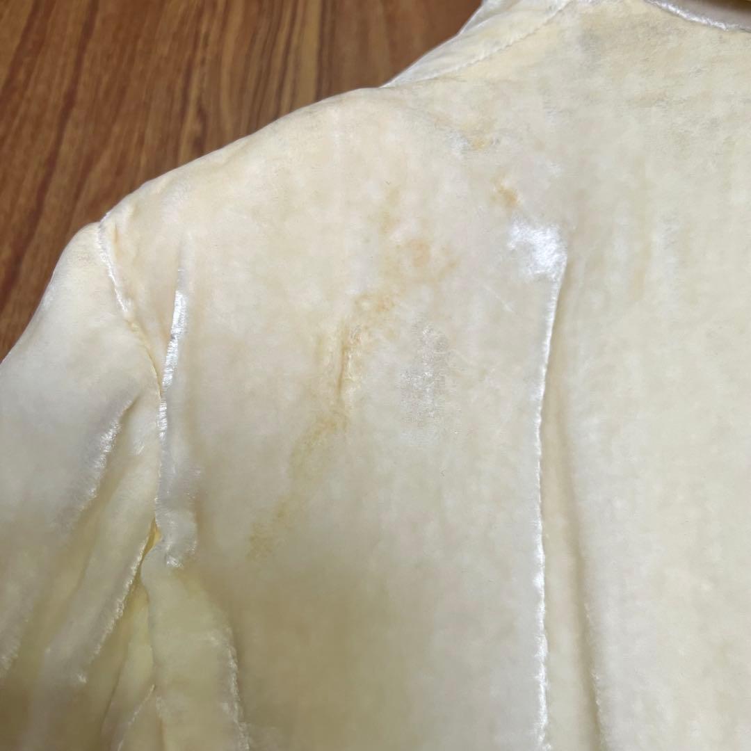 Itami‼️ベルベット　ジャケット　アイボリー 38サイズ