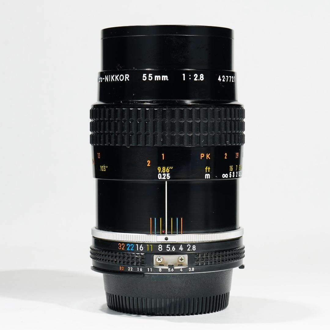 【極美品】ニコン Ai-s Micro-Nikkor 55mm F2.8 721