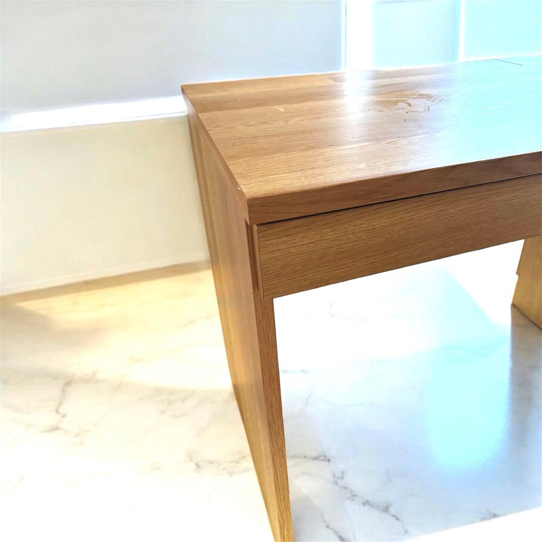 ベルメゾン　パソコンデスク　ナチュラル　90㎝×50㎝×72cm