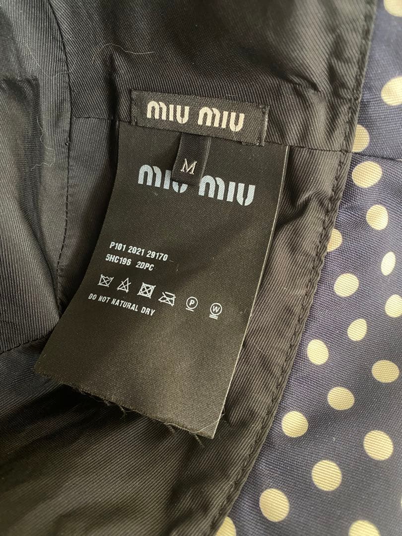 最終値下げ！MIU MIU ロゴハット