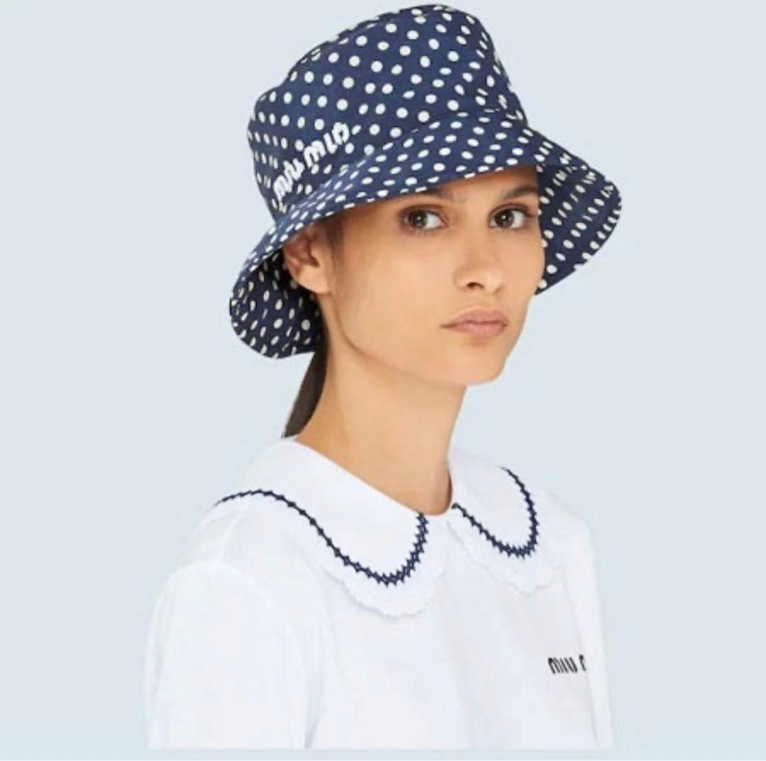 最終値下げ！MIU MIU ロゴハット
