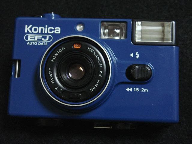 422009 コニカ EFJ 青 konica c35 efj フィルムカメラ