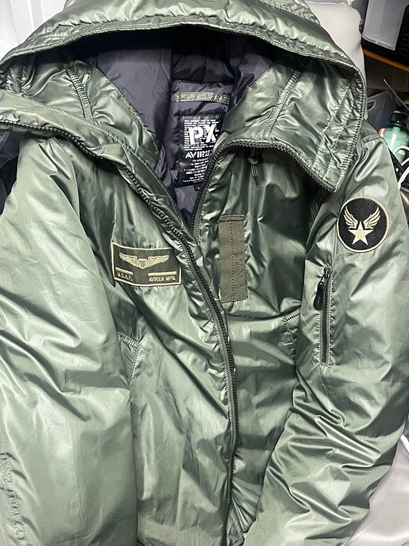 ♨*️様 AVIREX ミリタリージャケット オリーブグリーン