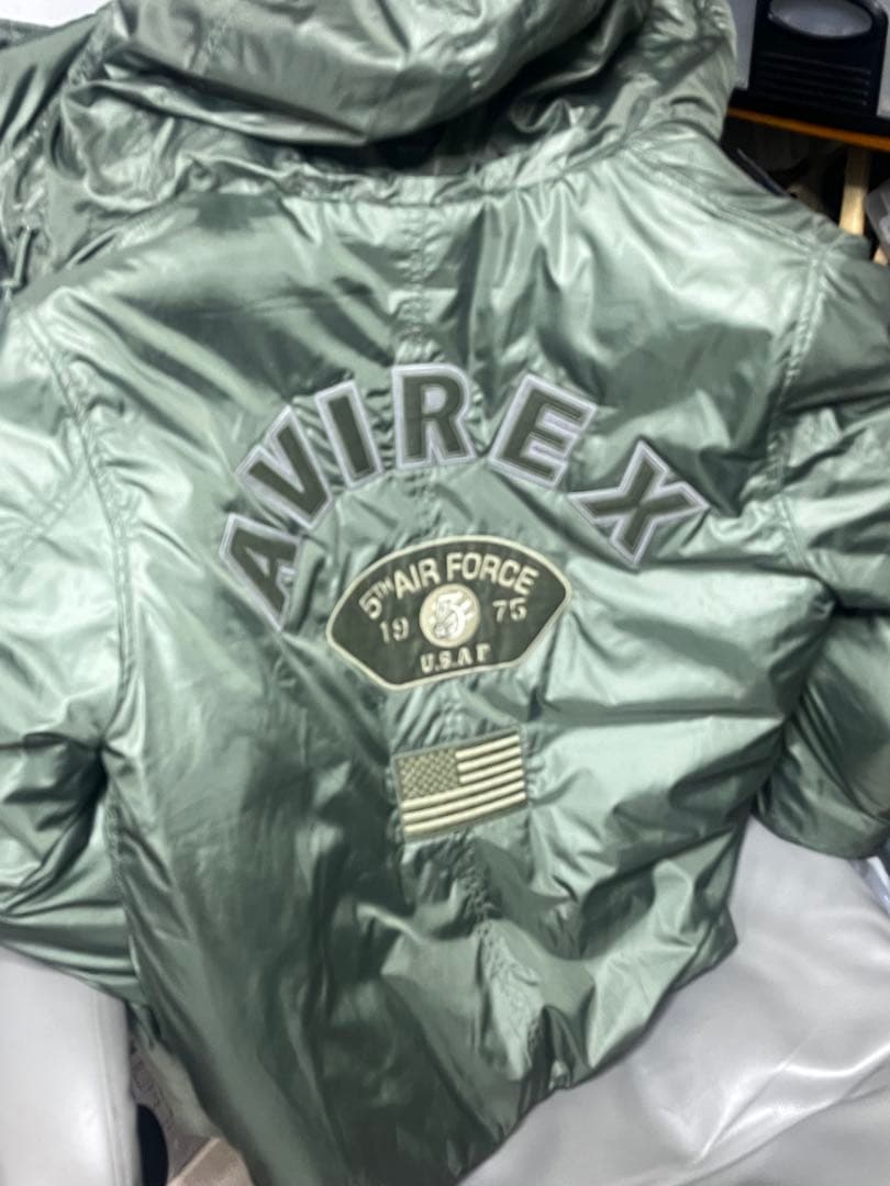 ♨*️様 AVIREX ミリタリージャケット オリーブグリーン