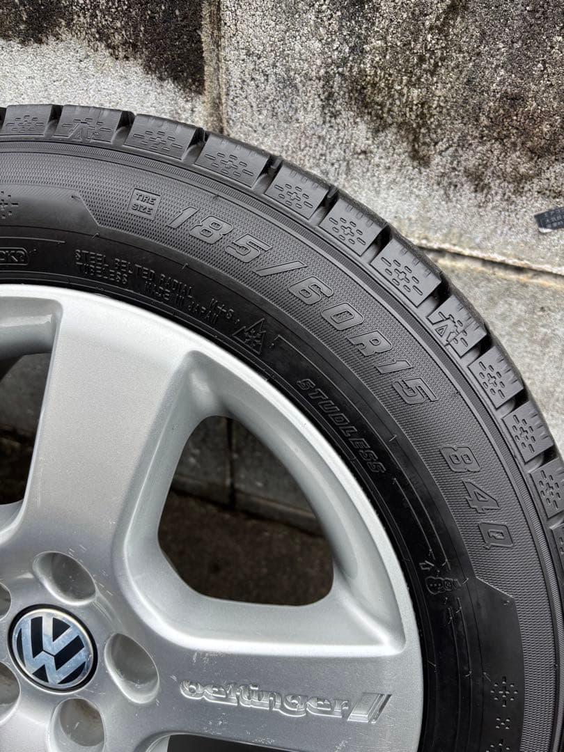 Volkswagen スタッドレスタイヤ 185/60R15 4本セット