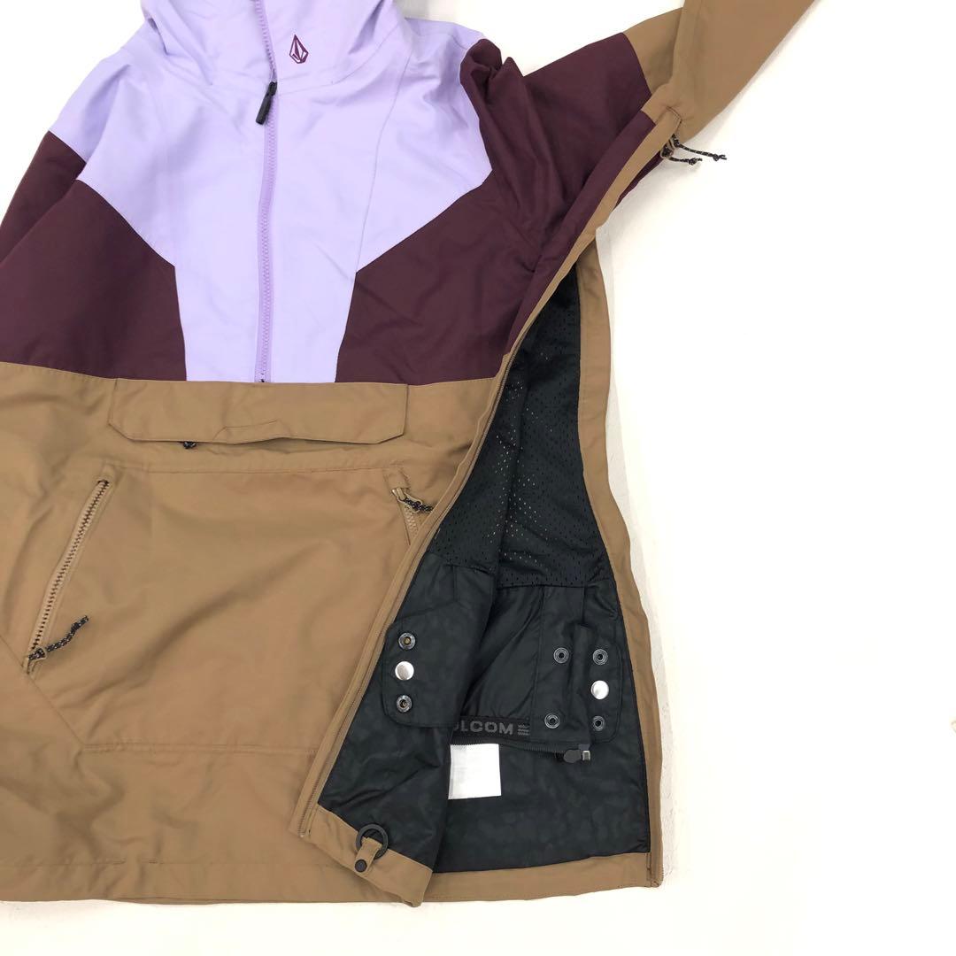 1522 極美品　ボルコム　スノボウェア　マルチカラー　アノラックパーカー　M