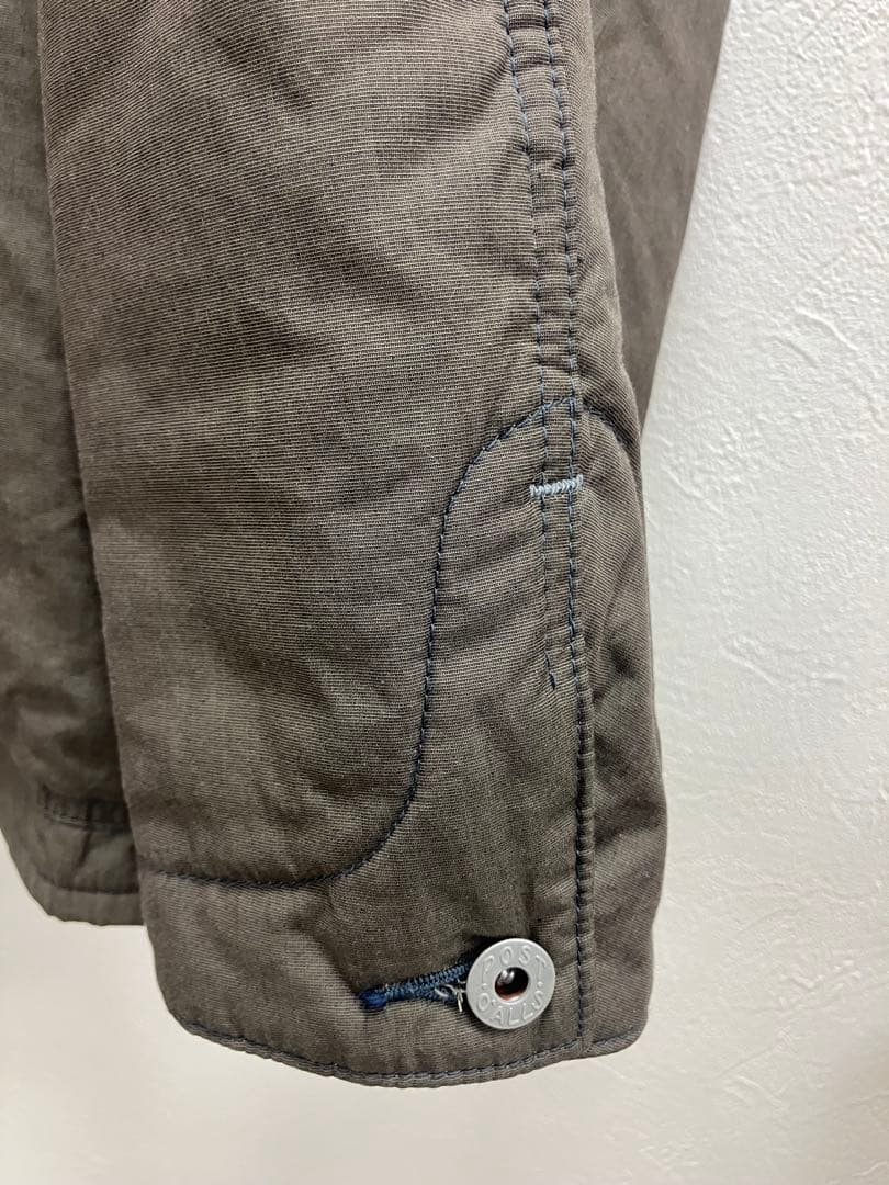 ジャケット・アウター POST OVERALLS BANANA COLLAR JACKET BROWN