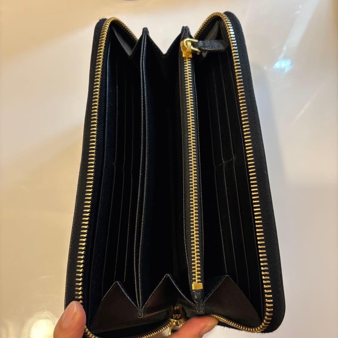 PRADA プラダ サフィアーノ 長財布 ブラック