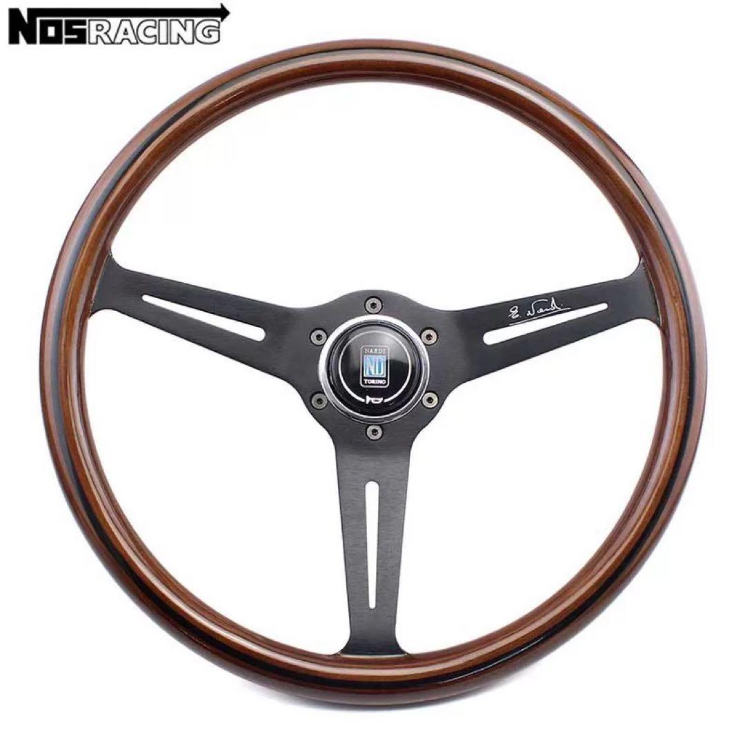 ナルディ クラシック ウッド ステアリング 車 ハンドル 14インチ