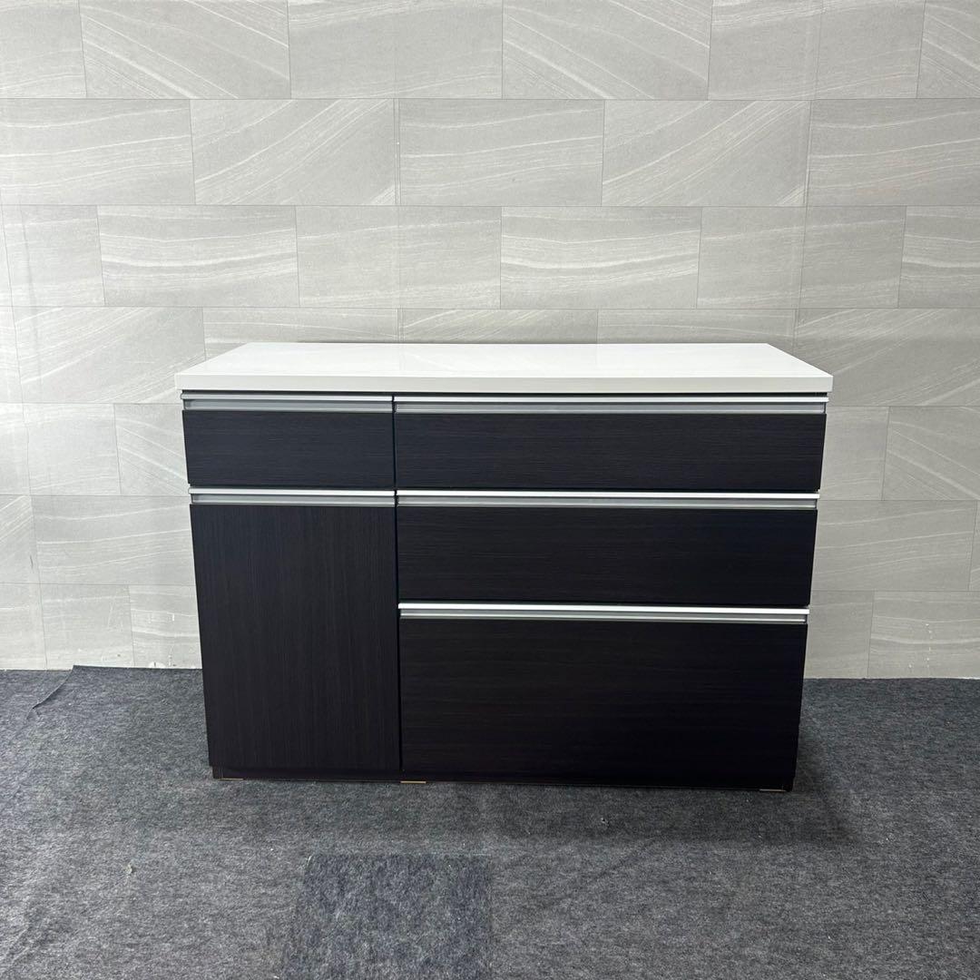 NITORI キッチンカウンター シンプル キュリー2 幅120cm d4403