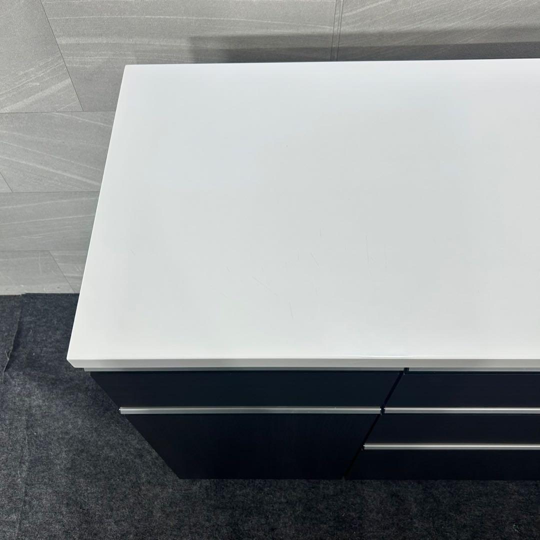 NITORI キッチンカウンター シンプル キュリー2 幅120cm d4403