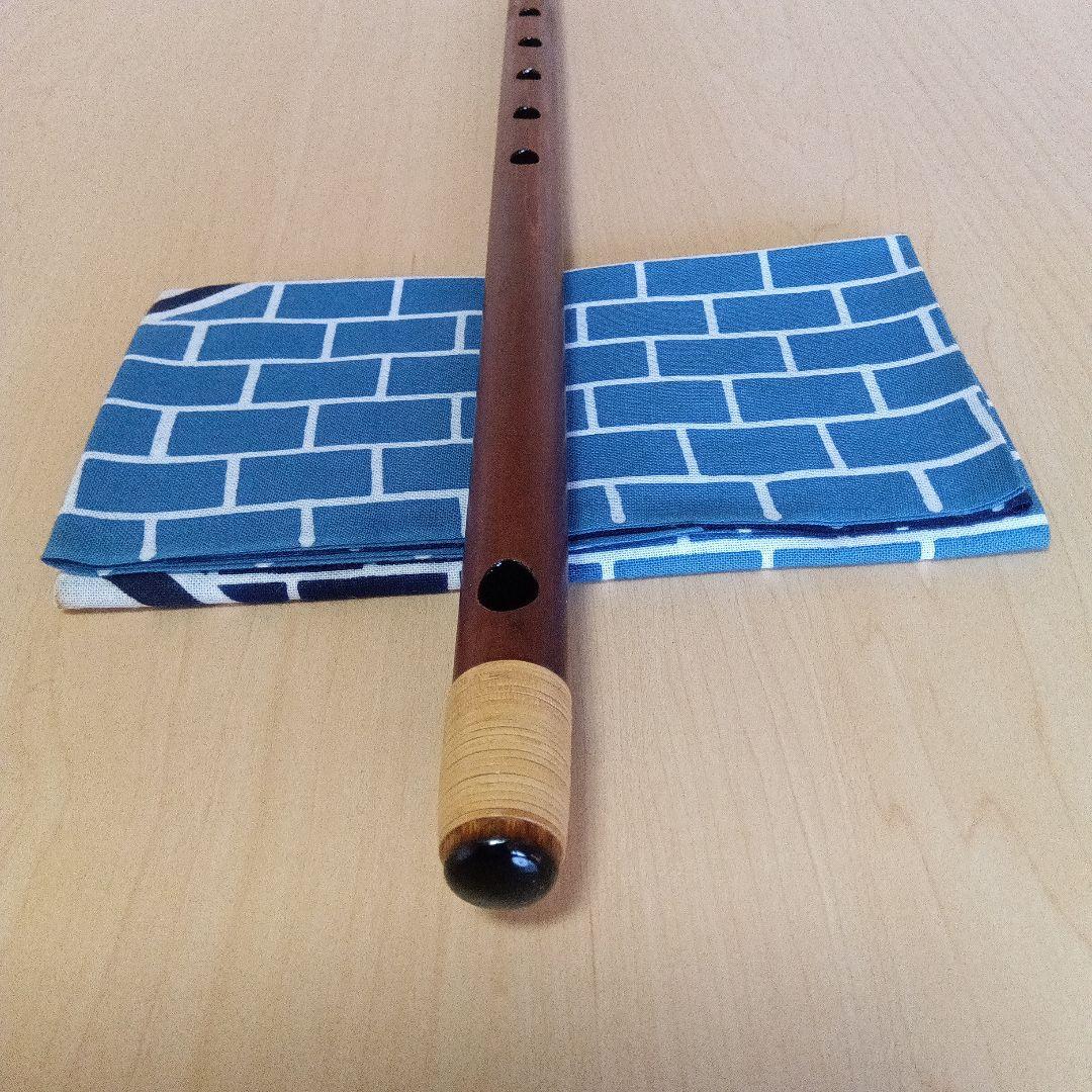 ♥囃子用(タイプ③)・イブシ竹の三本調子・細目篠笛(女性向き)