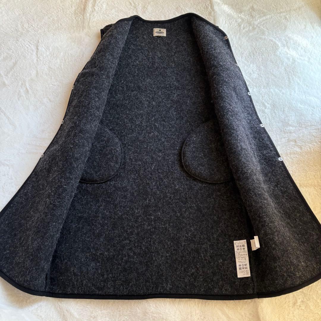 【美品】Cold Breakerウールロングベスト　スナップボタン