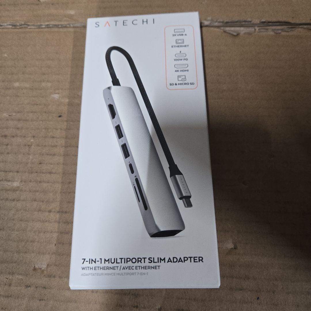 SATECHI 7 in 1 USB-C スリムプラス マルチポートアダプター