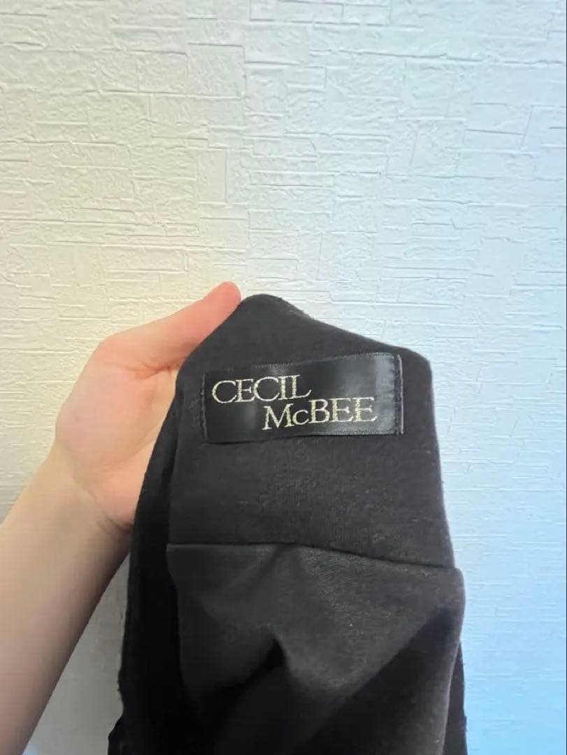 CECIL McBEE スカートセット　ピンク黒　水玉　姫ギャル Y2K 着画