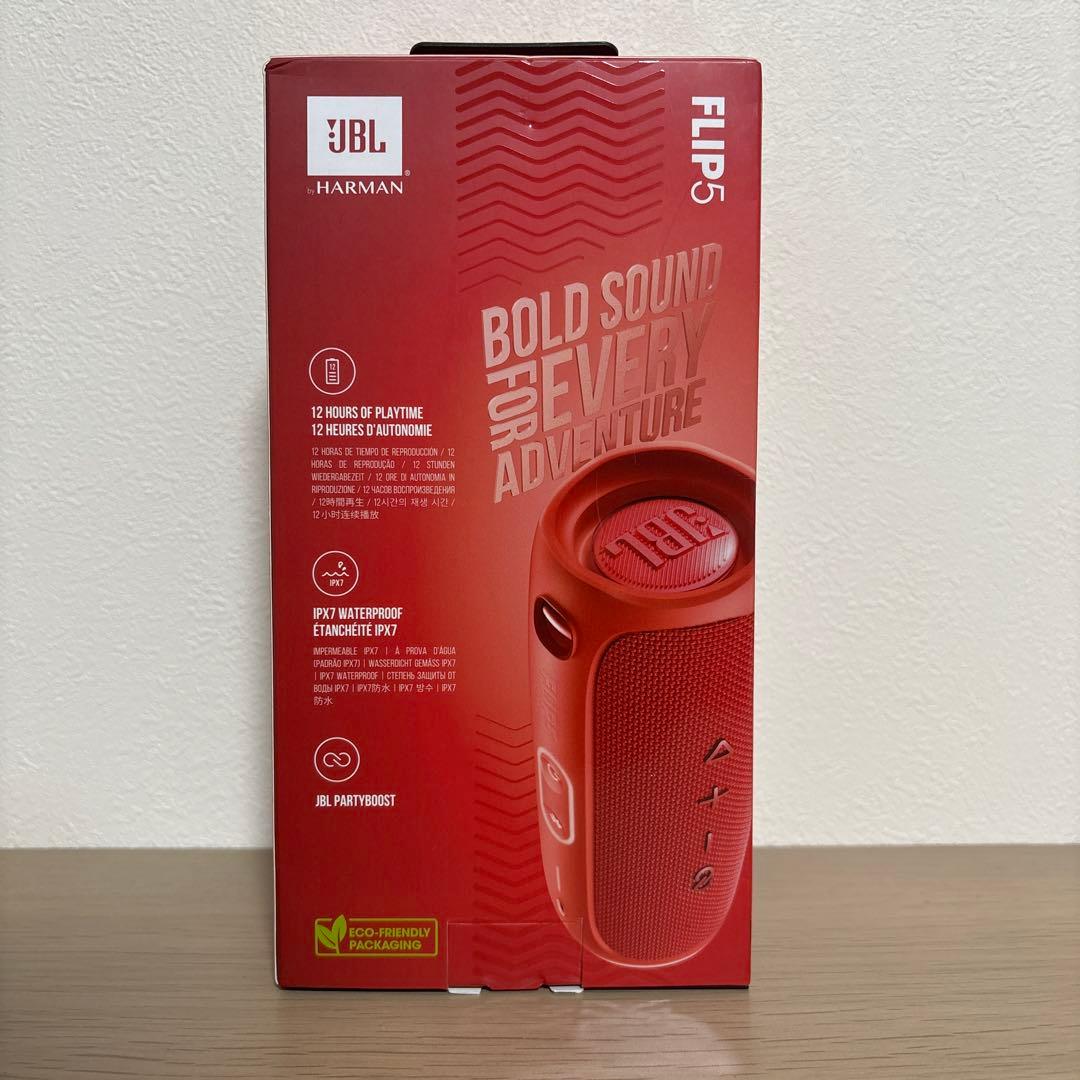JBL ジェービーエル FLIP5 Bluetooth スピーカー レッド