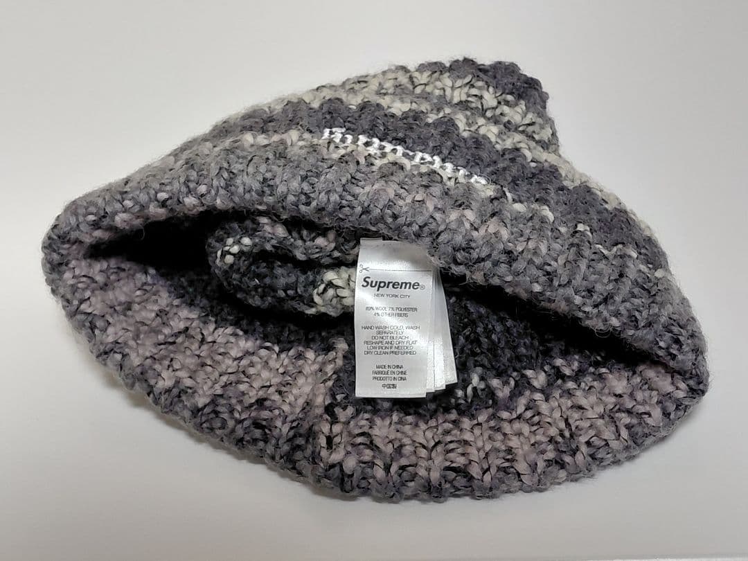【新品・未着用】 Supreme　Space　Dye　Stripe　Beanie