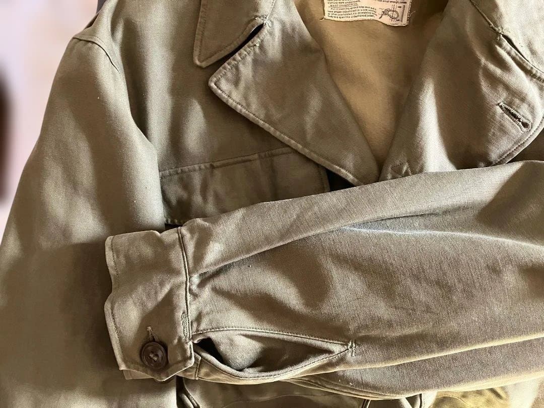 実物 M-43 ミリタリージャケット 38R オリーブドラブ