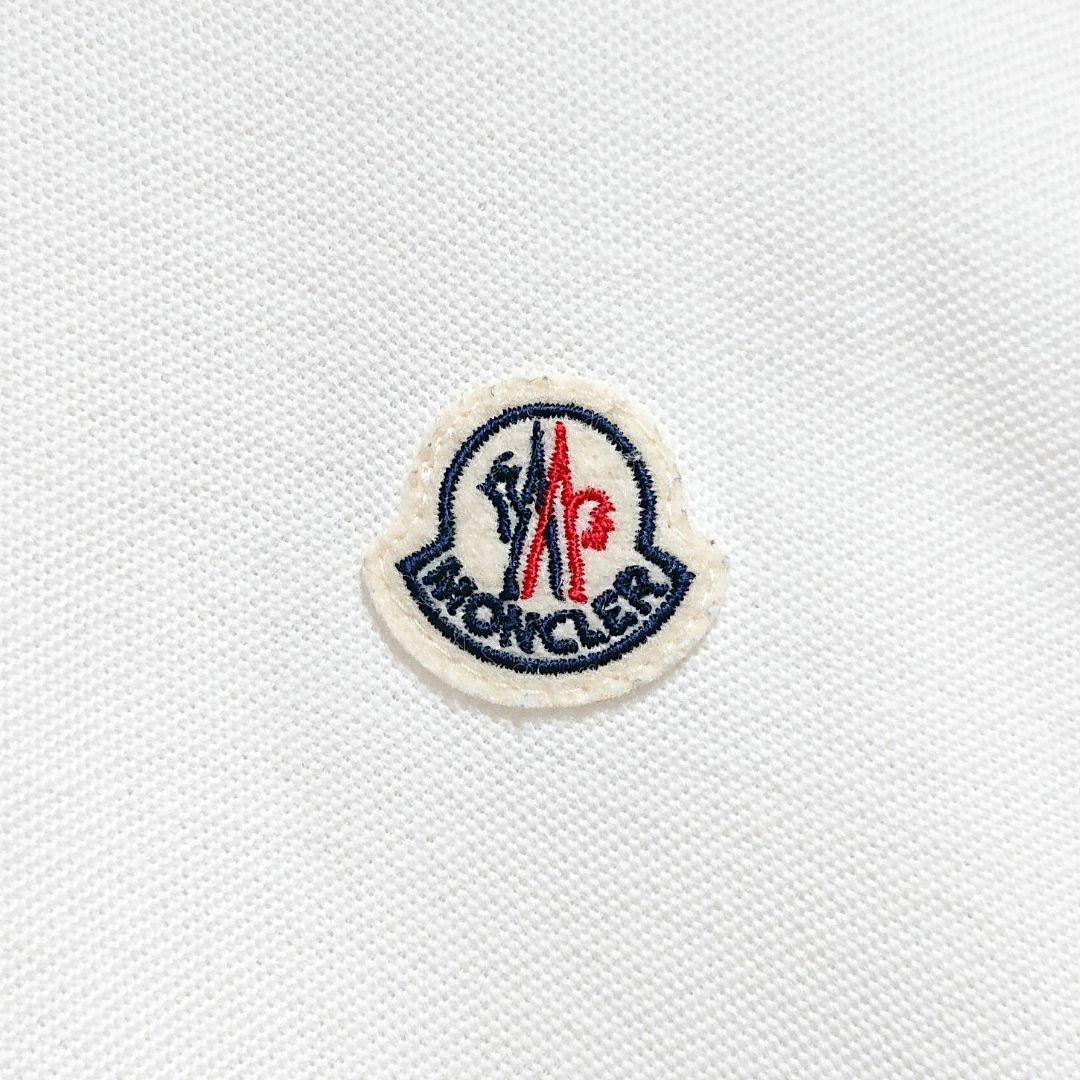 美品！MONCLER モンクレール レディース ポロシャツ ホワイト Sサイズ