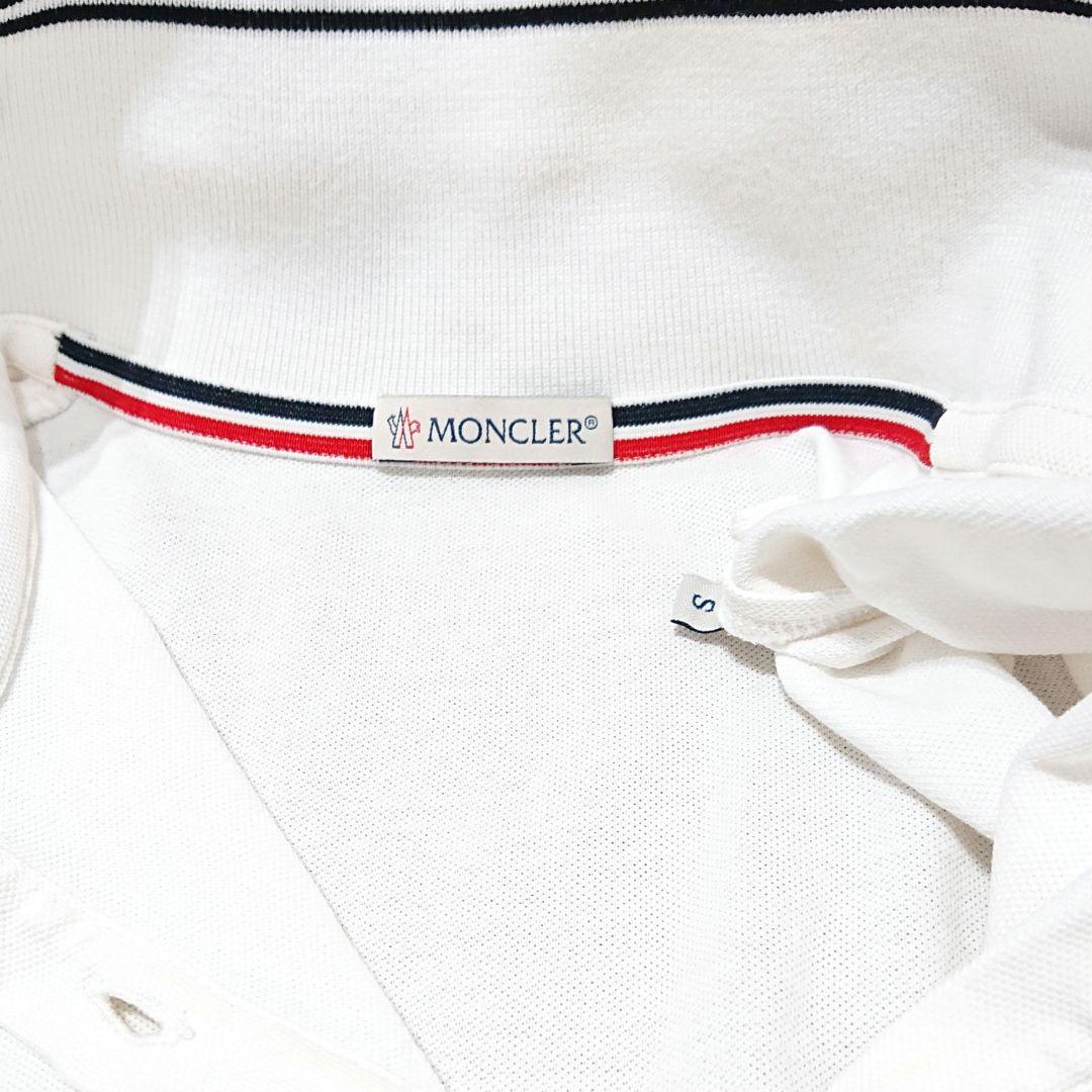 美品！MONCLER モンクレール レディース ポロシャツ ホワイト Sサイズ