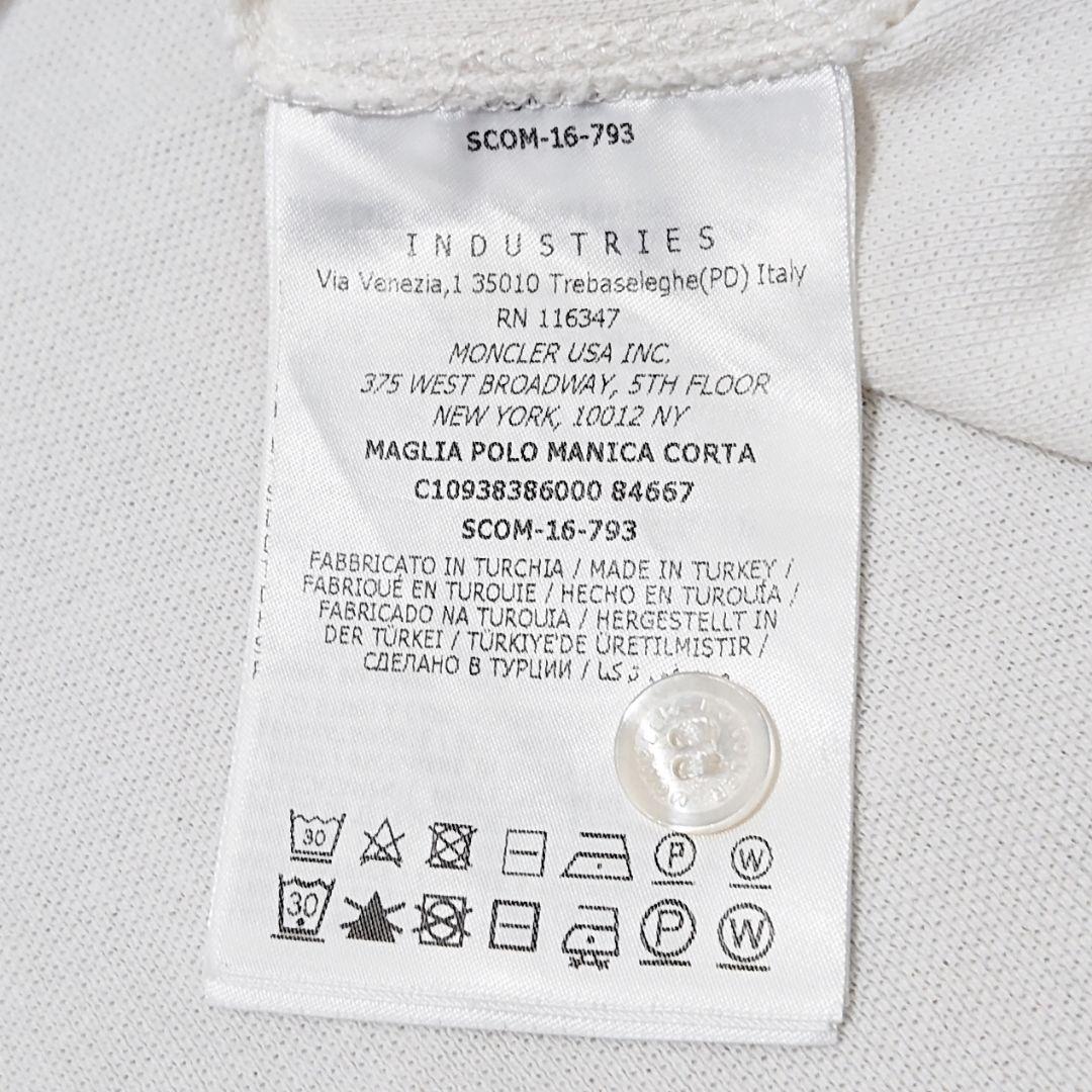 美品！MONCLER モンクレール レディース ポロシャツ ホワイト Sサイズ