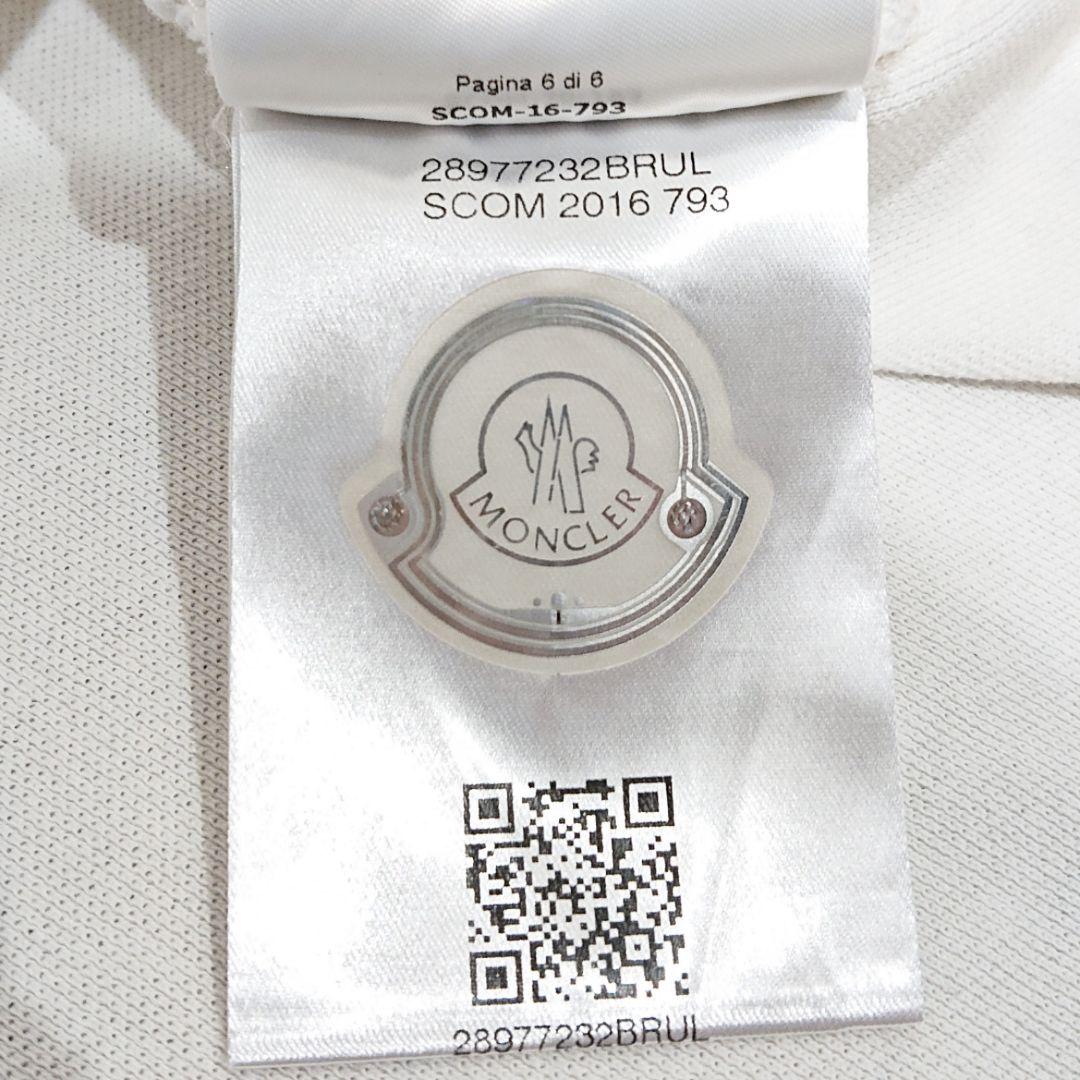 美品！MONCLER モンクレール レディース ポロシャツ ホワイト Sサイズ