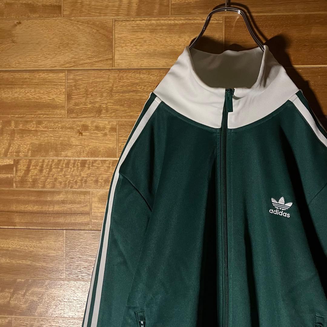 adidas ベッケンバウアー　トラックジャケット　ジャージ　緑　白　3XL