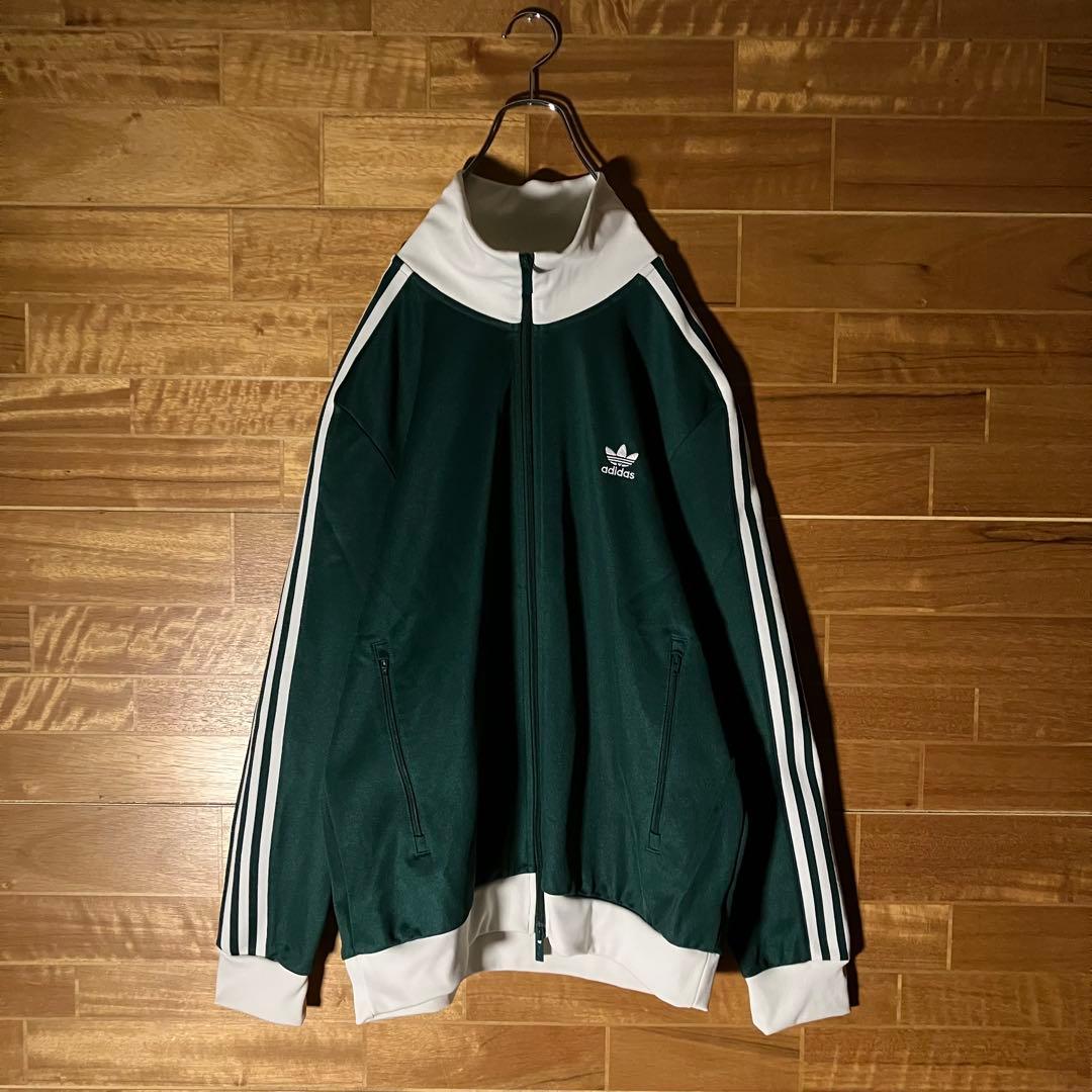 adidas ベッケンバウアー　トラックジャケット　ジャージ　緑　白　3XL
