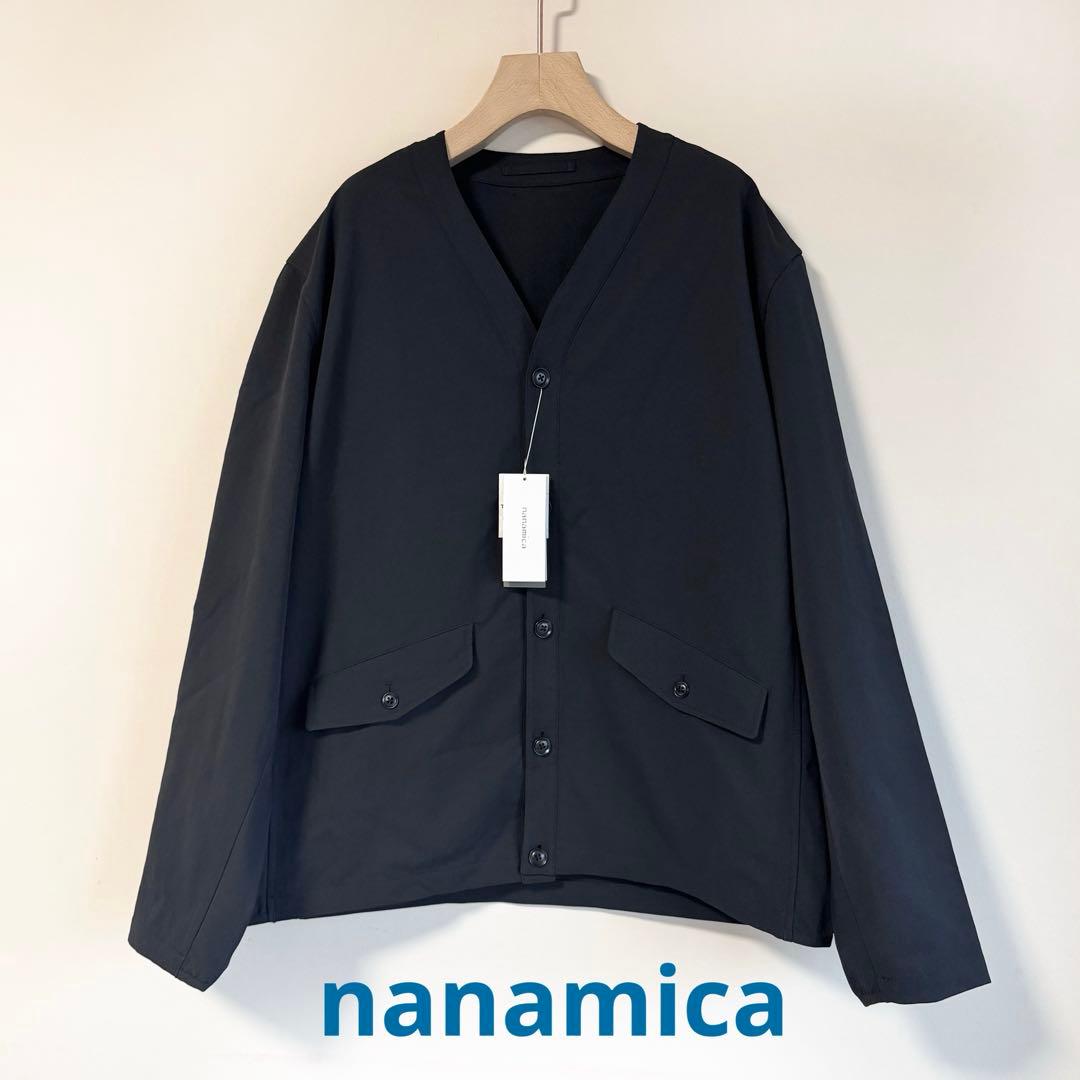 nanamica ナナミカ アルファドライ カーディガン ジャケット ブラックＬ