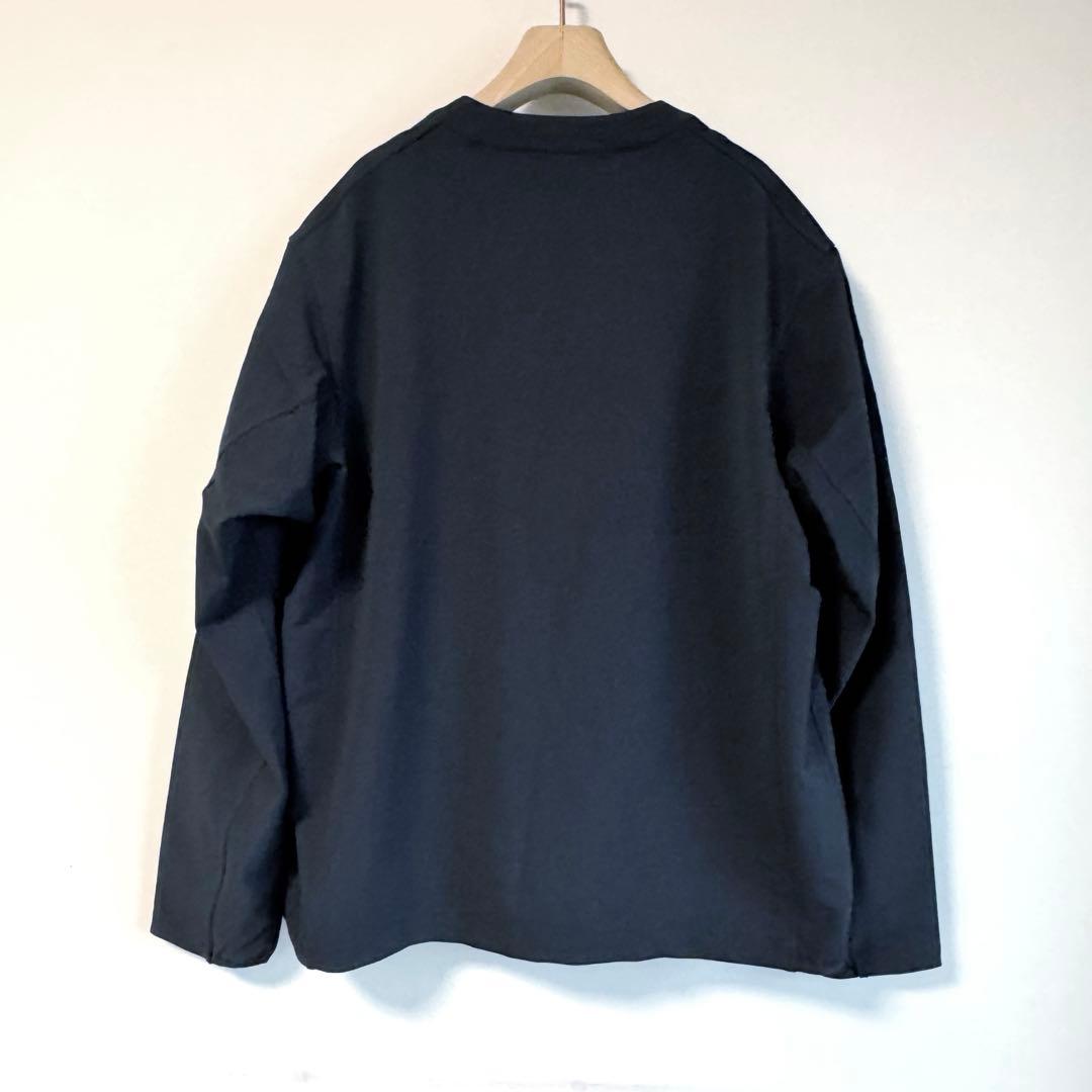 nanamica ナナミカ アルファドライ カーディガン ジャケット ブラックＬ