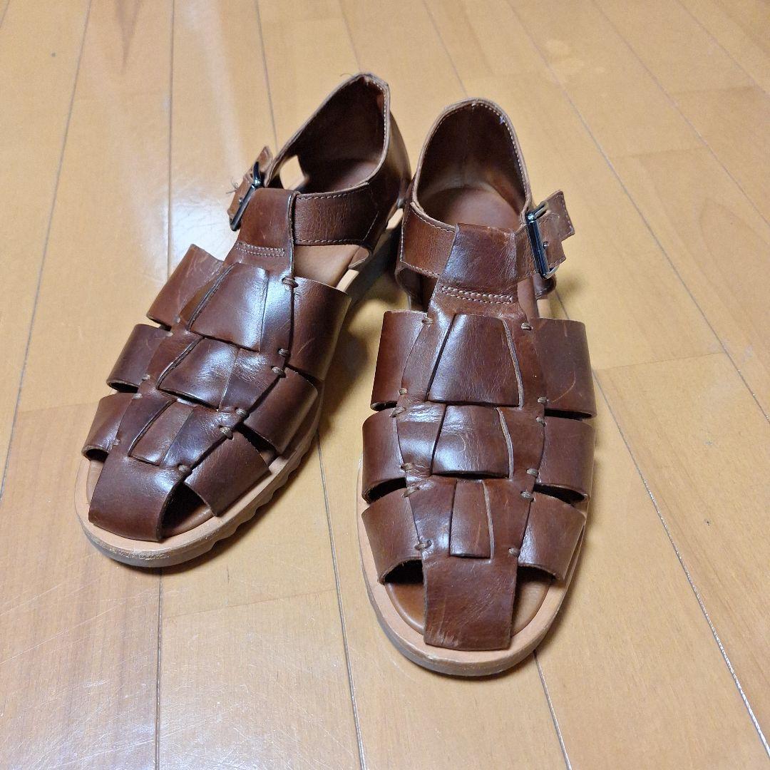 パラブーツ 美品 パシフィック グルカサンダル マロン ブラウン 41サイズ
