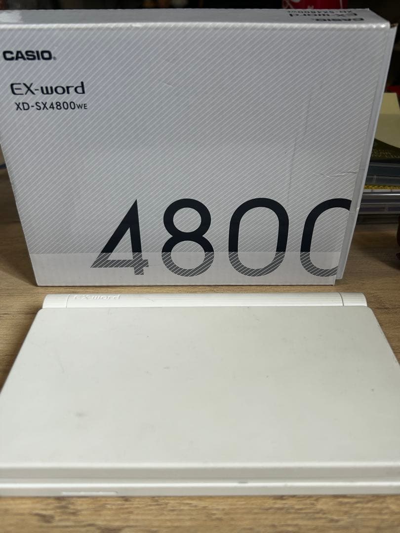 CASIO EX-word XD-SX4800WE ホワイト 高校生モデル