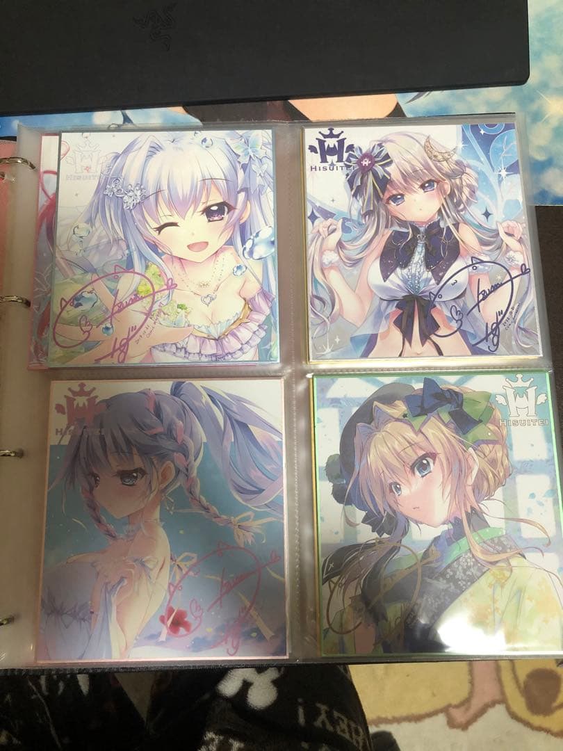 翡翠亭 ミニ色紙 色紙バインダー