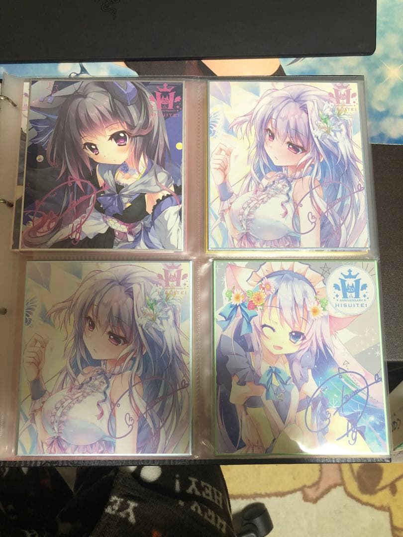 翡翠亭 ミニ色紙 色紙バインダー