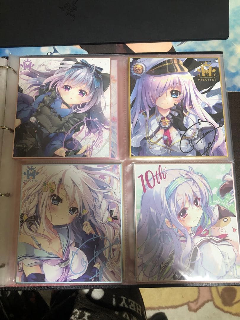 翡翠亭 ミニ色紙 色紙バインダー