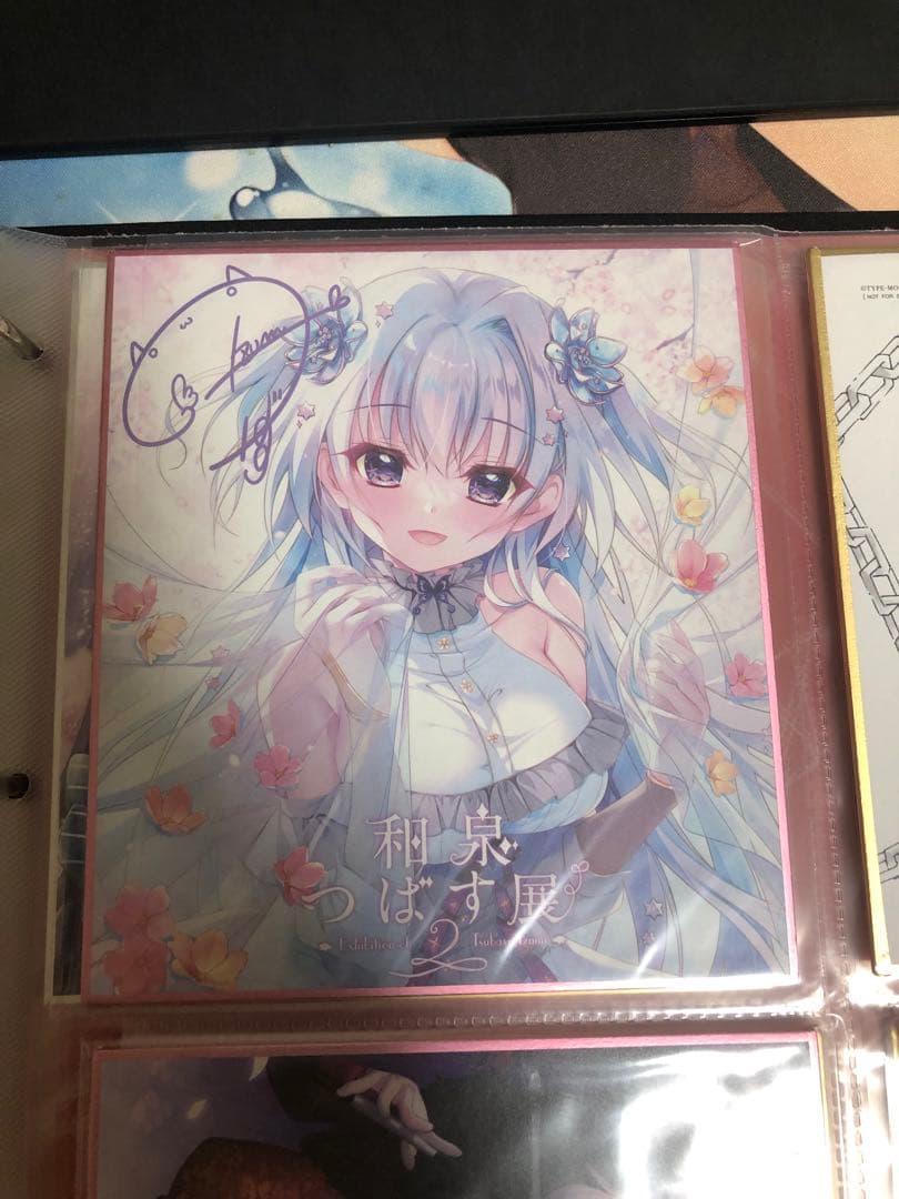 翡翠亭 ミニ色紙 色紙バインダー