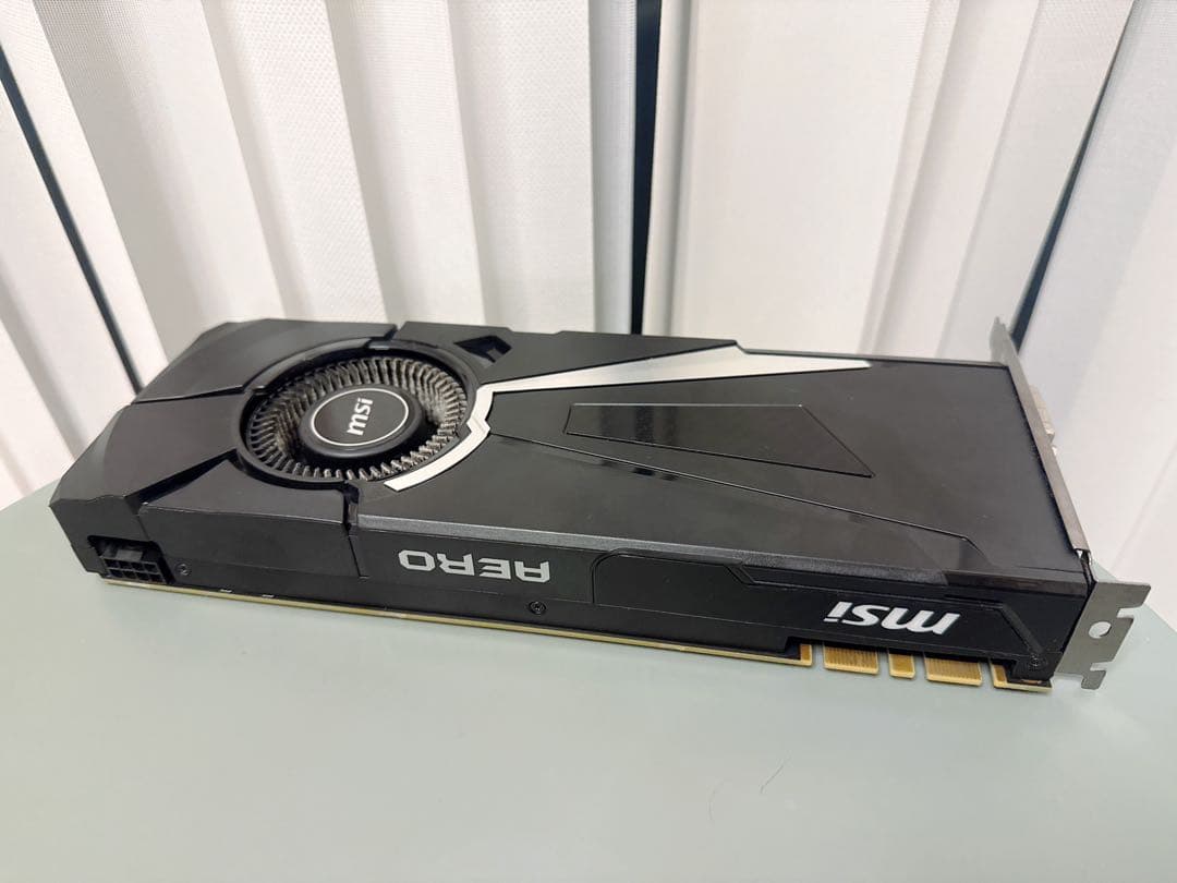 【動作確認済み】MSI GeForce GTX 1080 AERO 8G