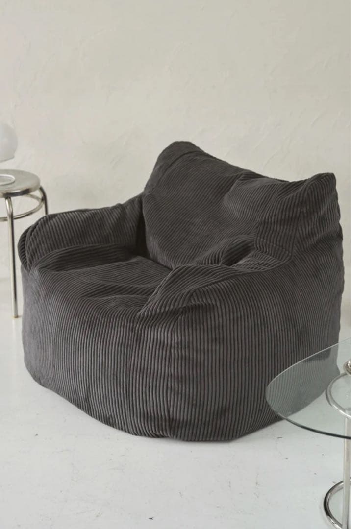 ⭐︎お値下げ中⭐︎LOOSY コーデュロイ ビーンバッグソファ チャコールグレー